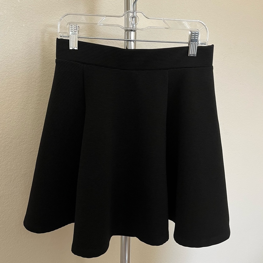 H&M Divided Black Skater Skirt Size S
